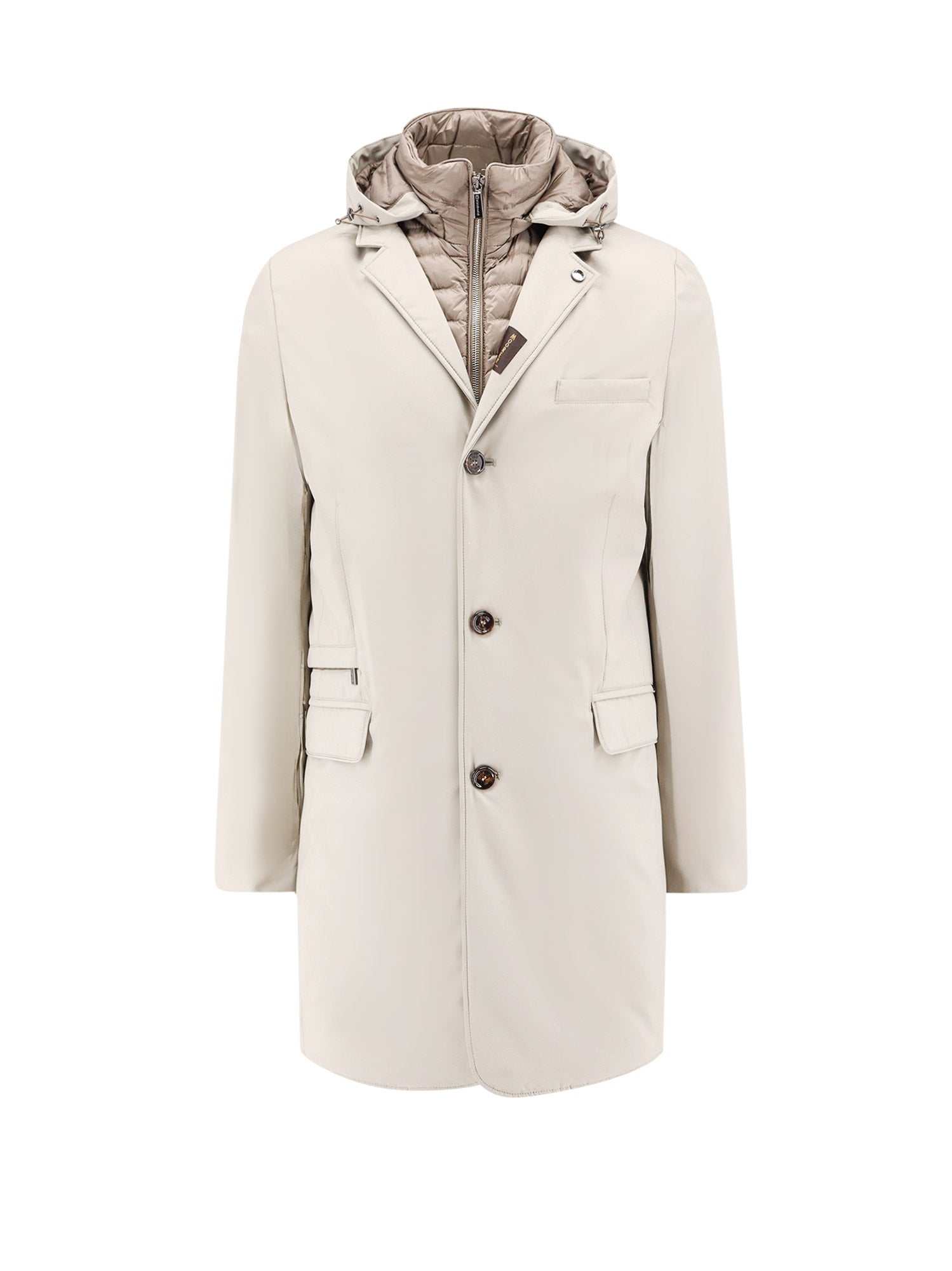 Moorer Jackets Beige Poliestere