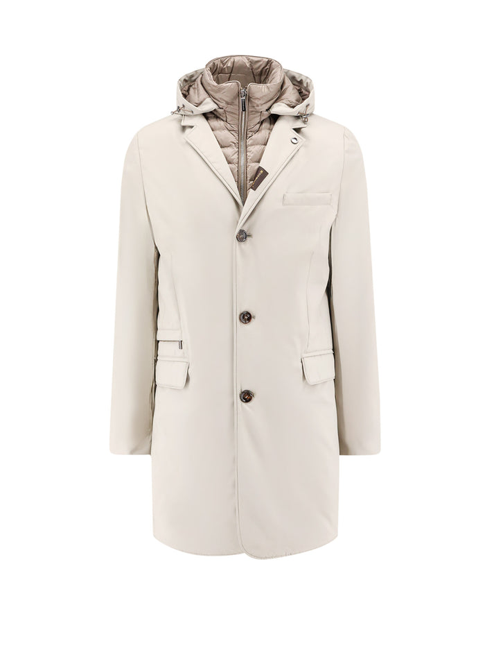 Moorer Jackets Beige Poliestere
