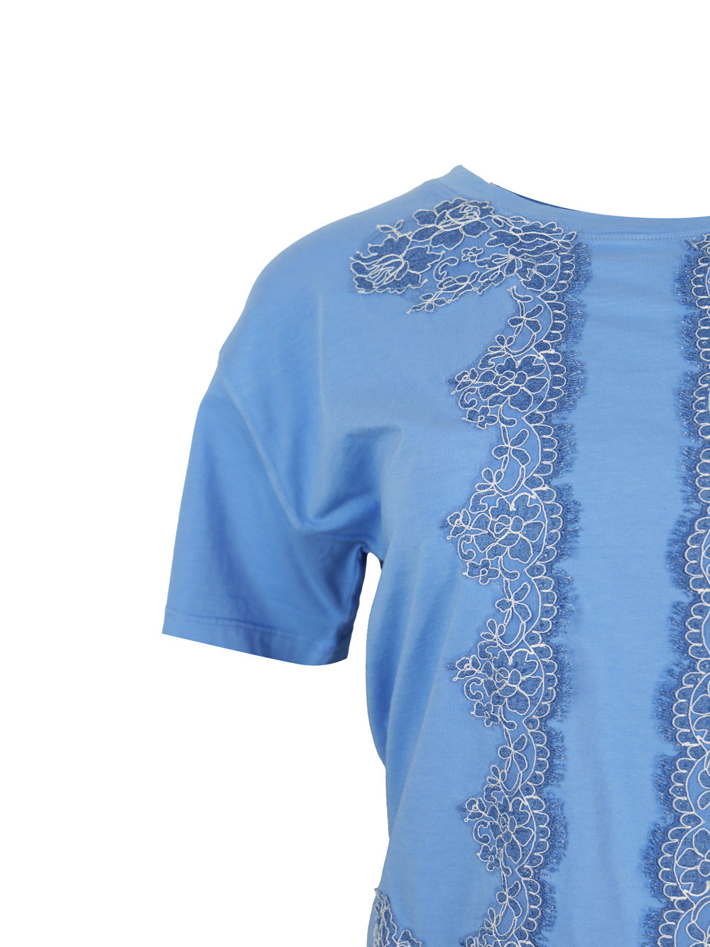 Ermanno Firenze T-Shirts And Polos Light Blu 100co