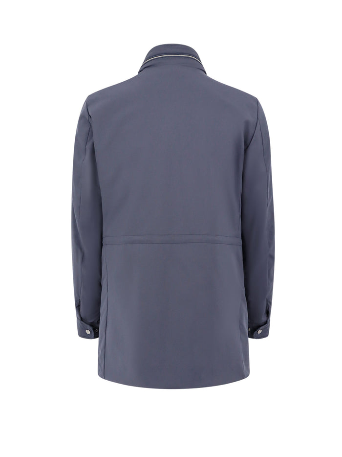 Moorer Jackets Blue Poliestere