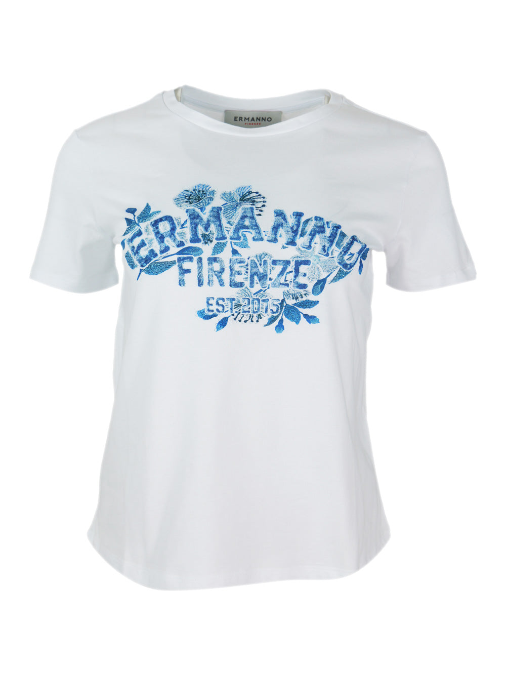 Ermanno Firenze T-Shirts And Polos White 100co