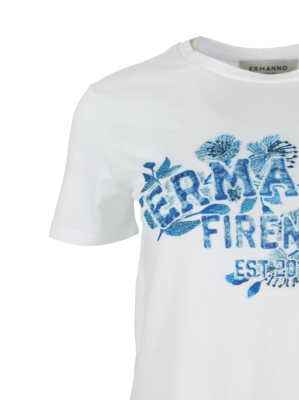 Ermanno Firenze T-Shirts And Polos White 100co