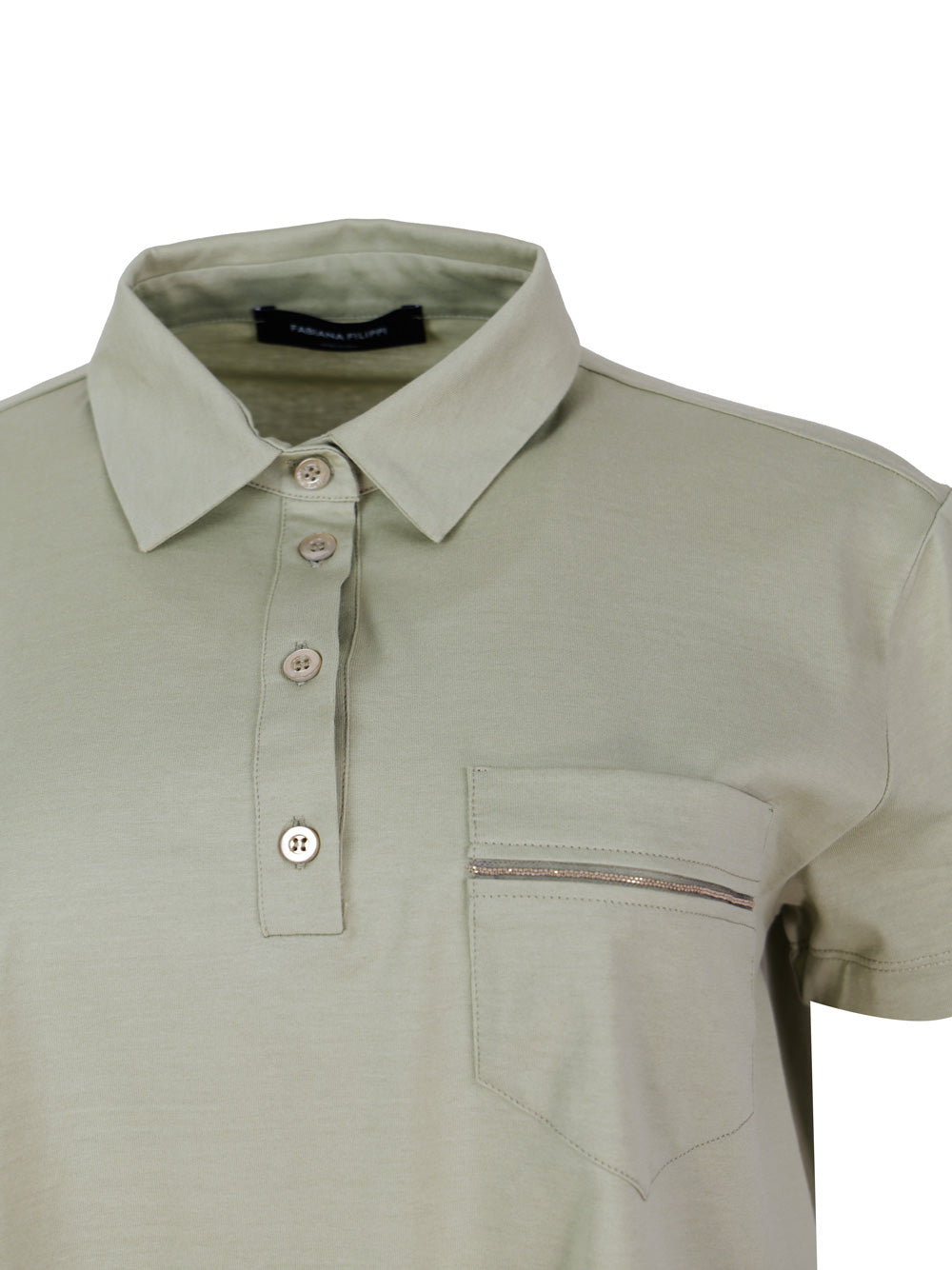Fabiana Filippi T-Shirts And Polos Kaki 100co