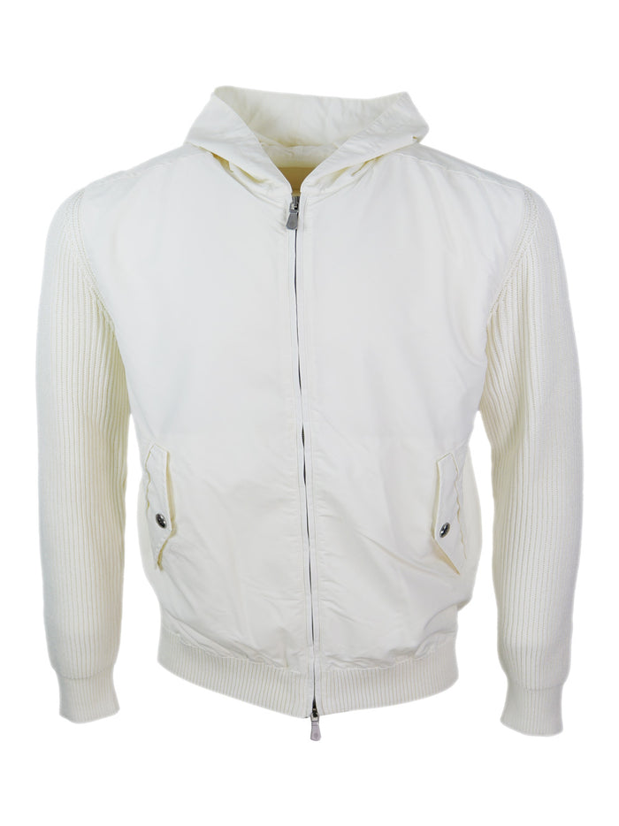 Eleventy Jackets Ivory 64wv 36pa