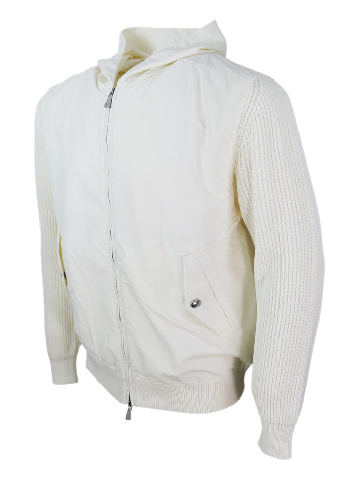 Eleventy Jackets Ivory 64wv 36pa