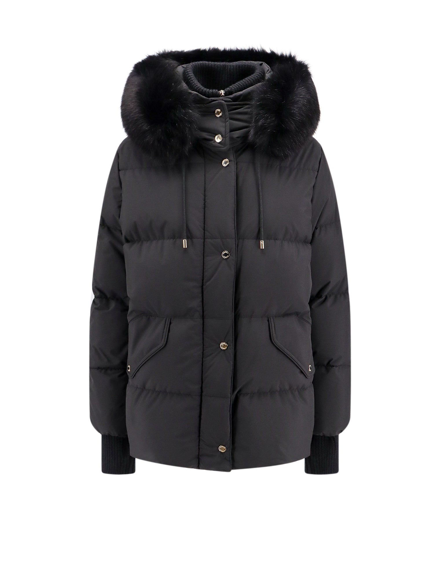 Moorer Jackets Black Poliammide