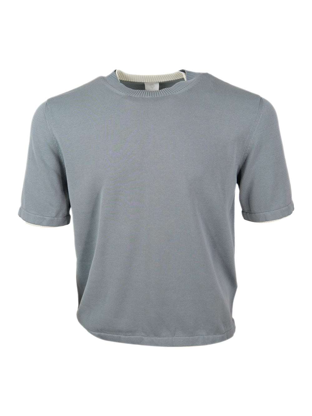 Eleventy Sweaters Denim Chiaro - Bianco 100co