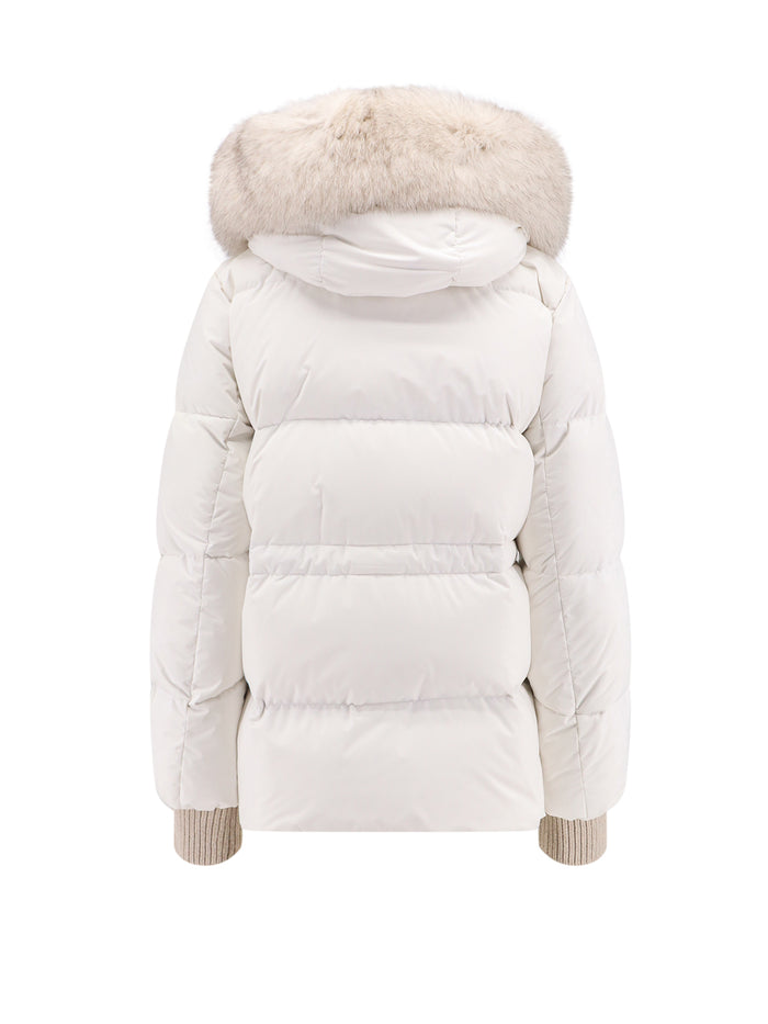 Moorer Jackets White Poliammide