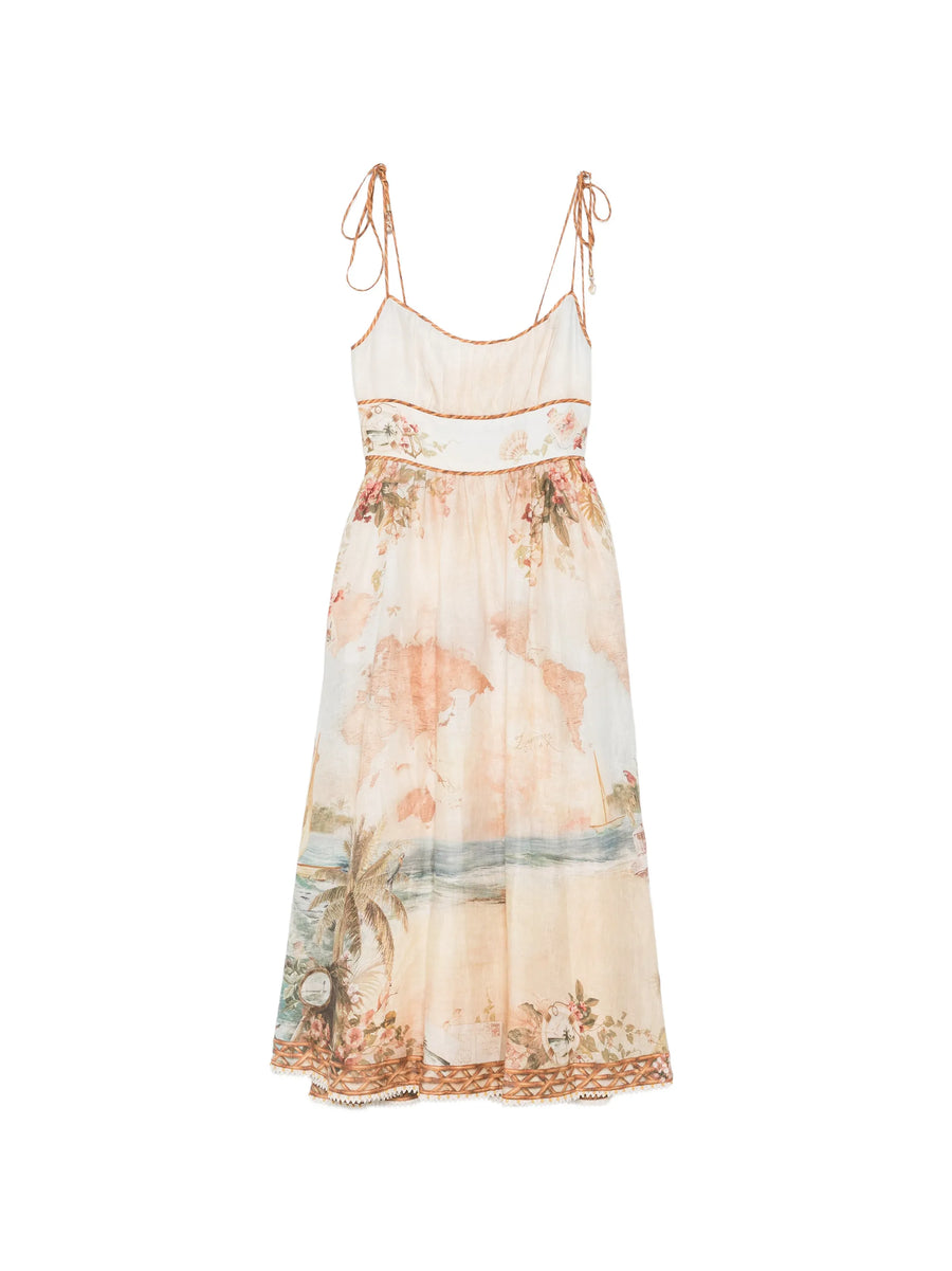 Zimmermann Linen 100% (outer) dress in cream
