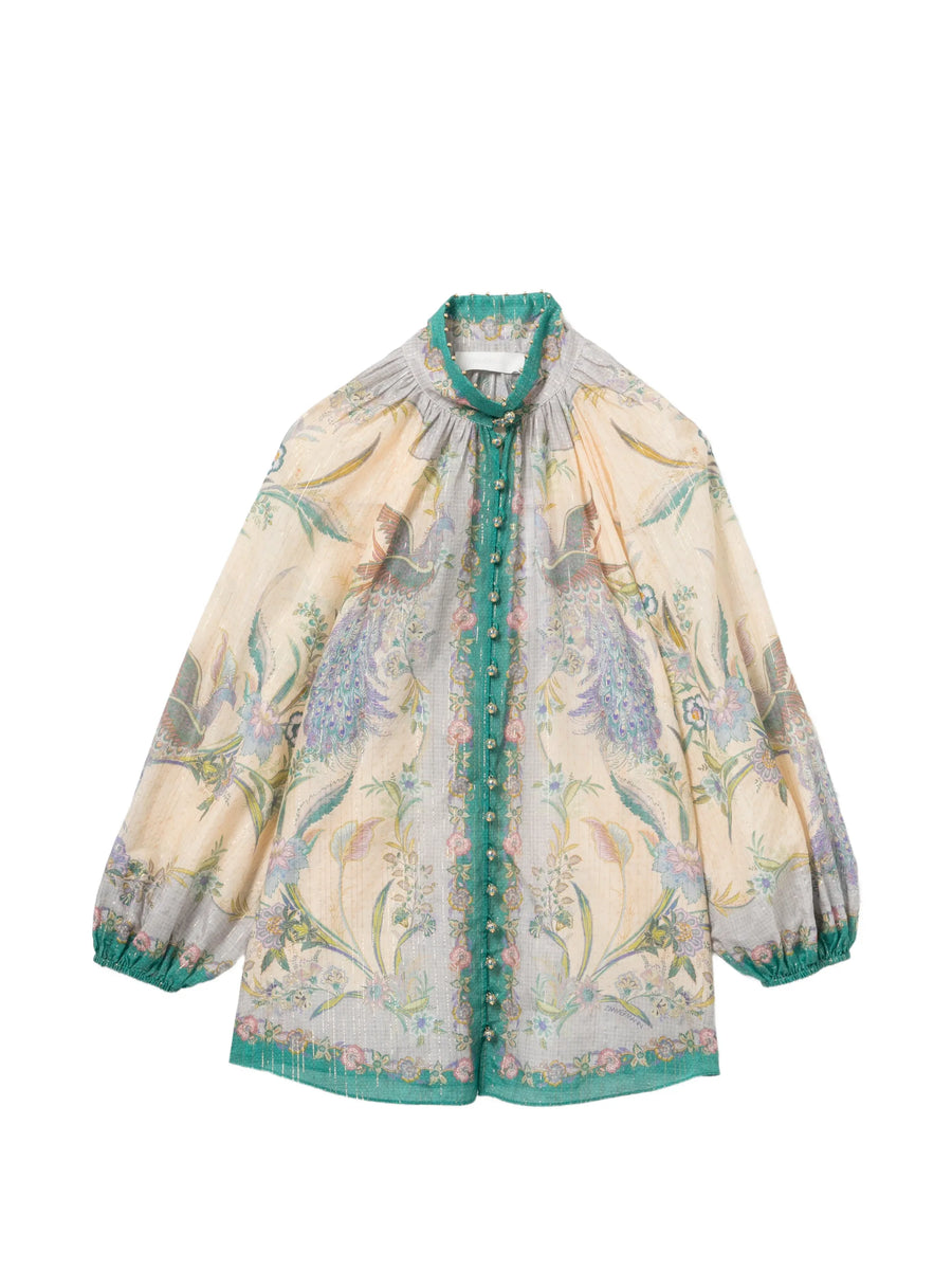 Zimmermann Cotton 70% blouse in ivory