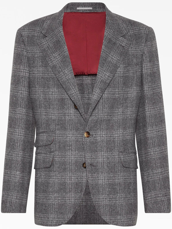 Brunello Cucinelli Mens Blazer My4677bwd_c021 Grey Clothing