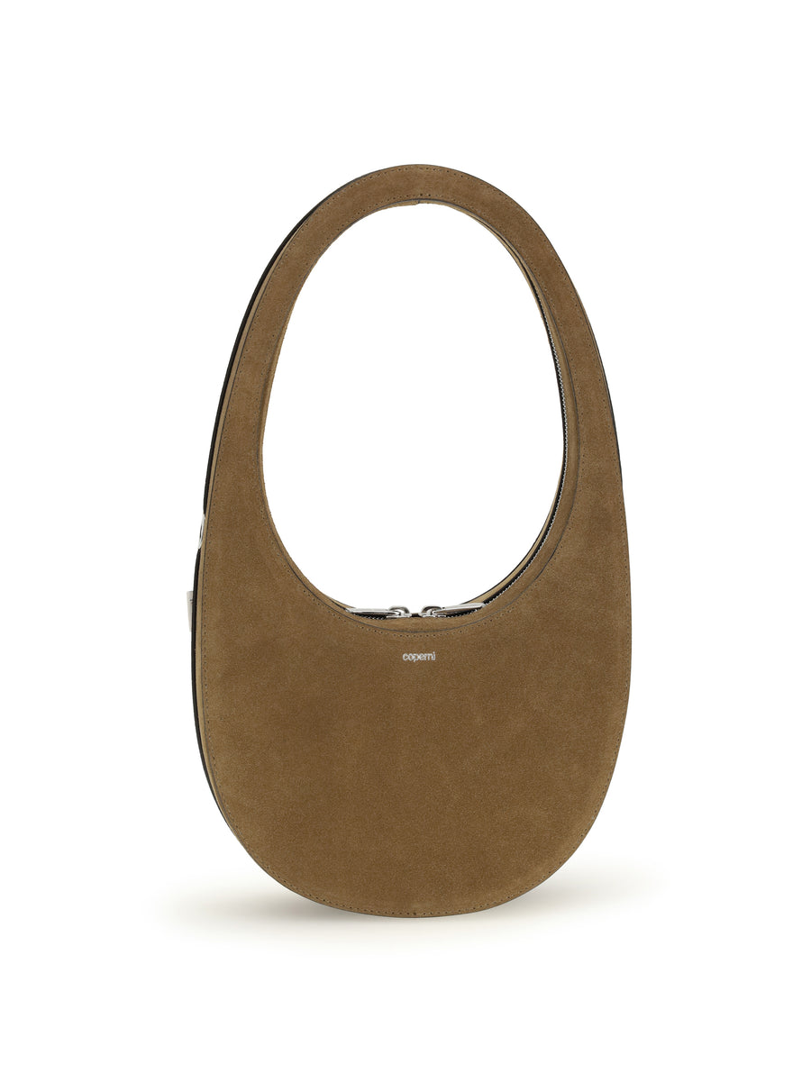 Coperni 100% Calf Leather Bos Taurus shoulder bag in brown