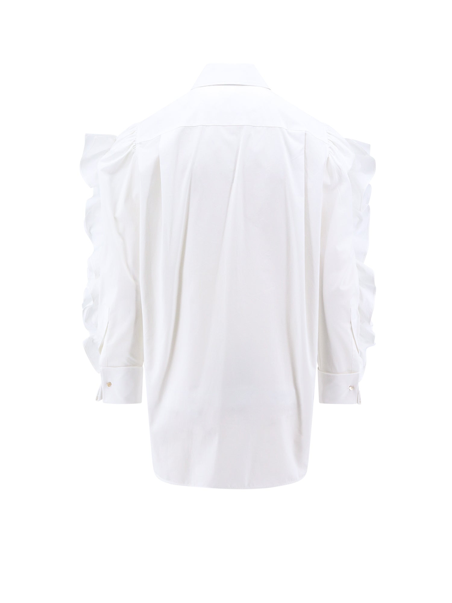 Max Mara T-shirts and Polos White Cotone Elastan
