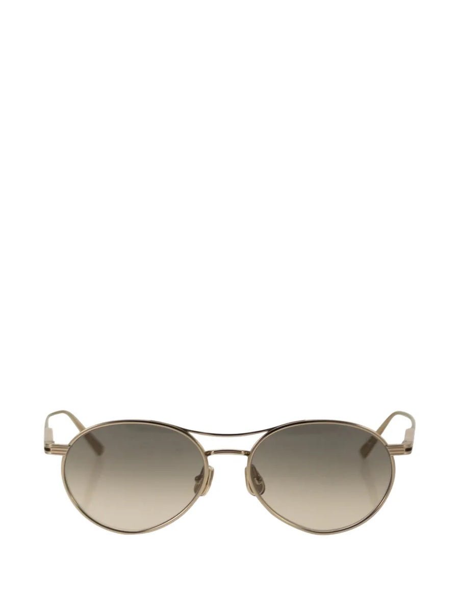 Brunello Cucinelli Titanium 100% sunglasses in gold