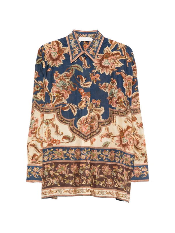 Zimmermann Silk 100% shirt in navy