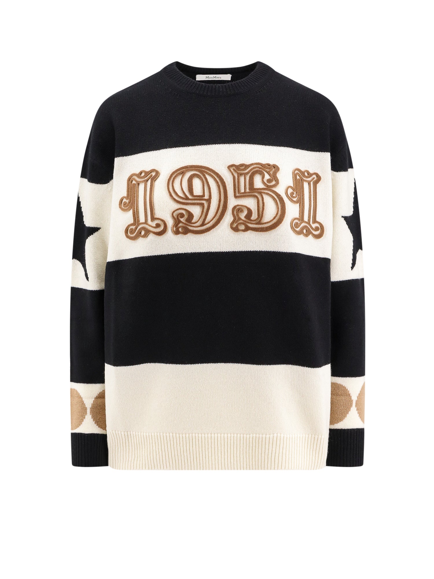 Max Mara Sweaters Black Cotone Cashmere