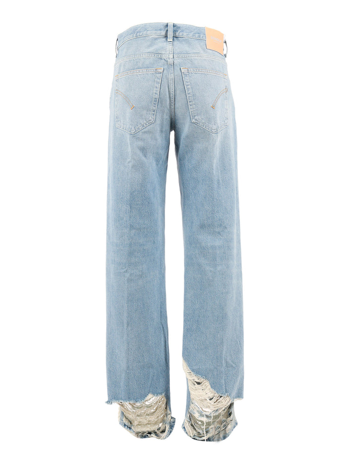 JACKLYN PANTS Blue Cotton Jean