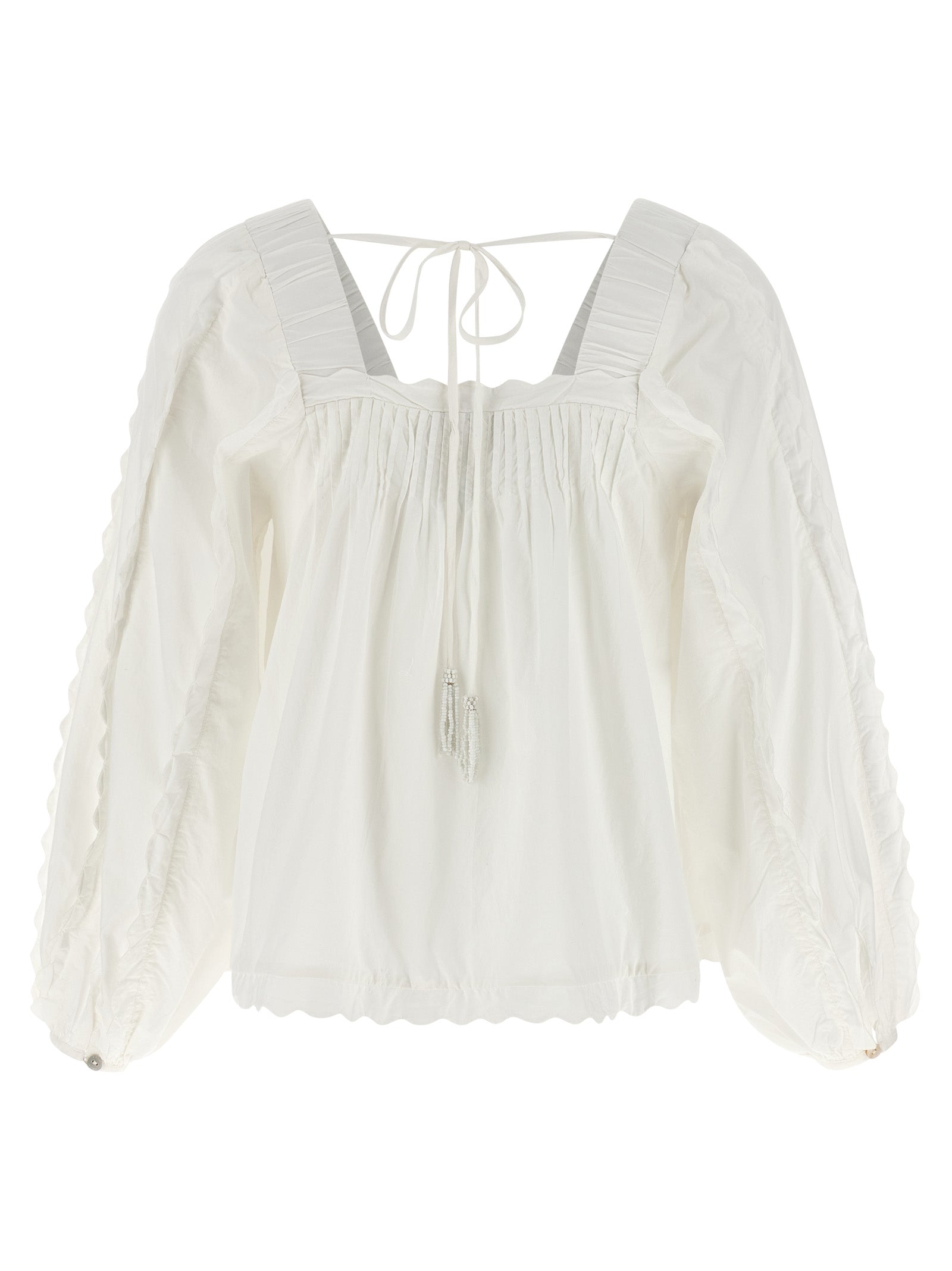 Cotton blouse White Shirt