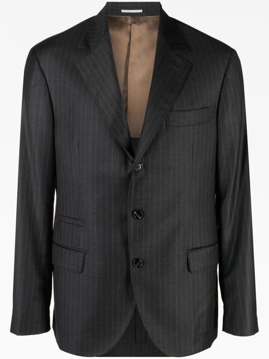 Brunello Cucinelli Mens Jacket Ms4297btc_c001 Grey Clothing