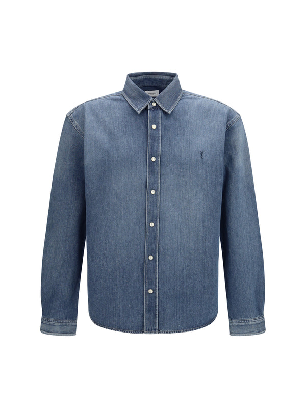 Saint Laurent 100% Cotton shirt in blue
