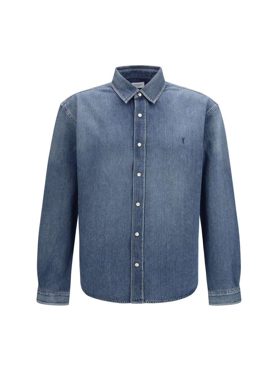 Saint Laurent 100% Cotton shirt in blue