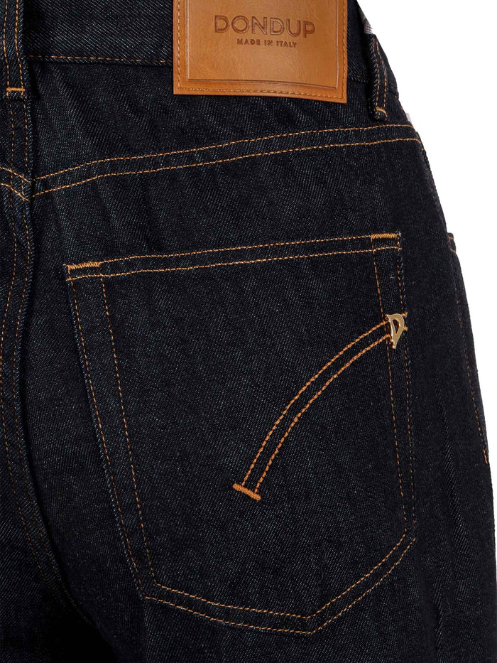 AMBER PANTS Blue Cotton Jean