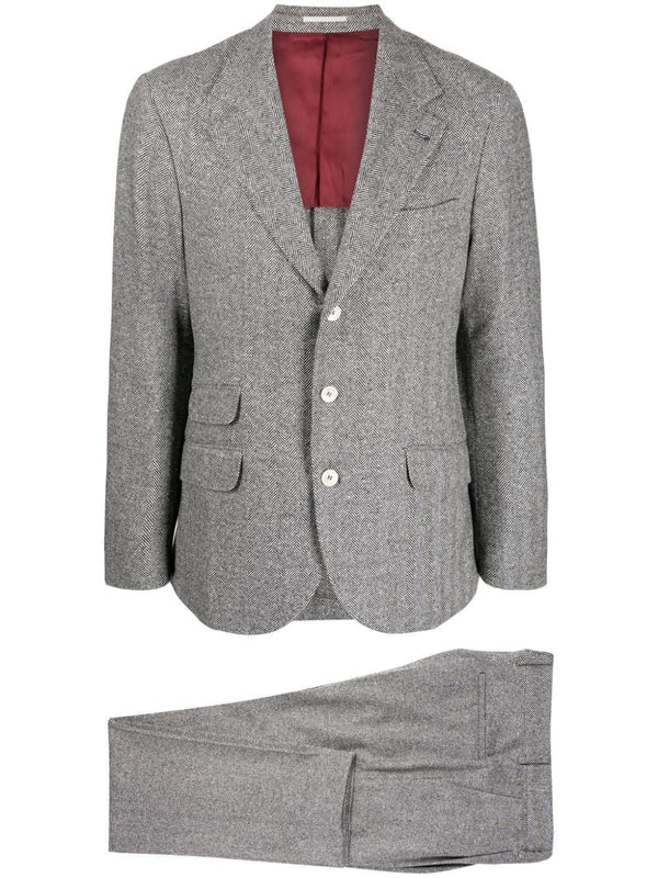 Brunello Cucinelli Mens Suit Mq423ldwh_c002 Grey