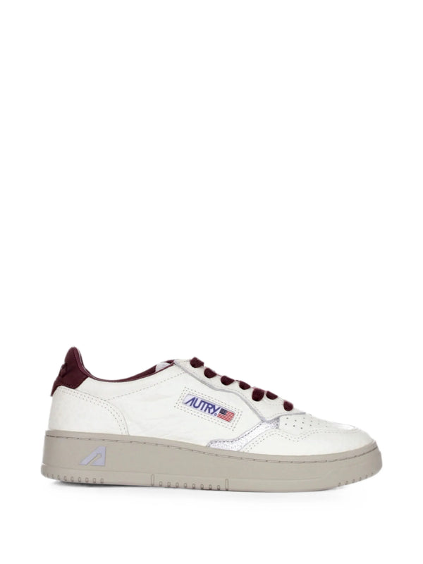 Autry Calf Leather sneaker in white