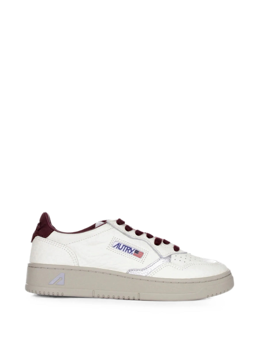 Autry Calf Leather sneaker in white