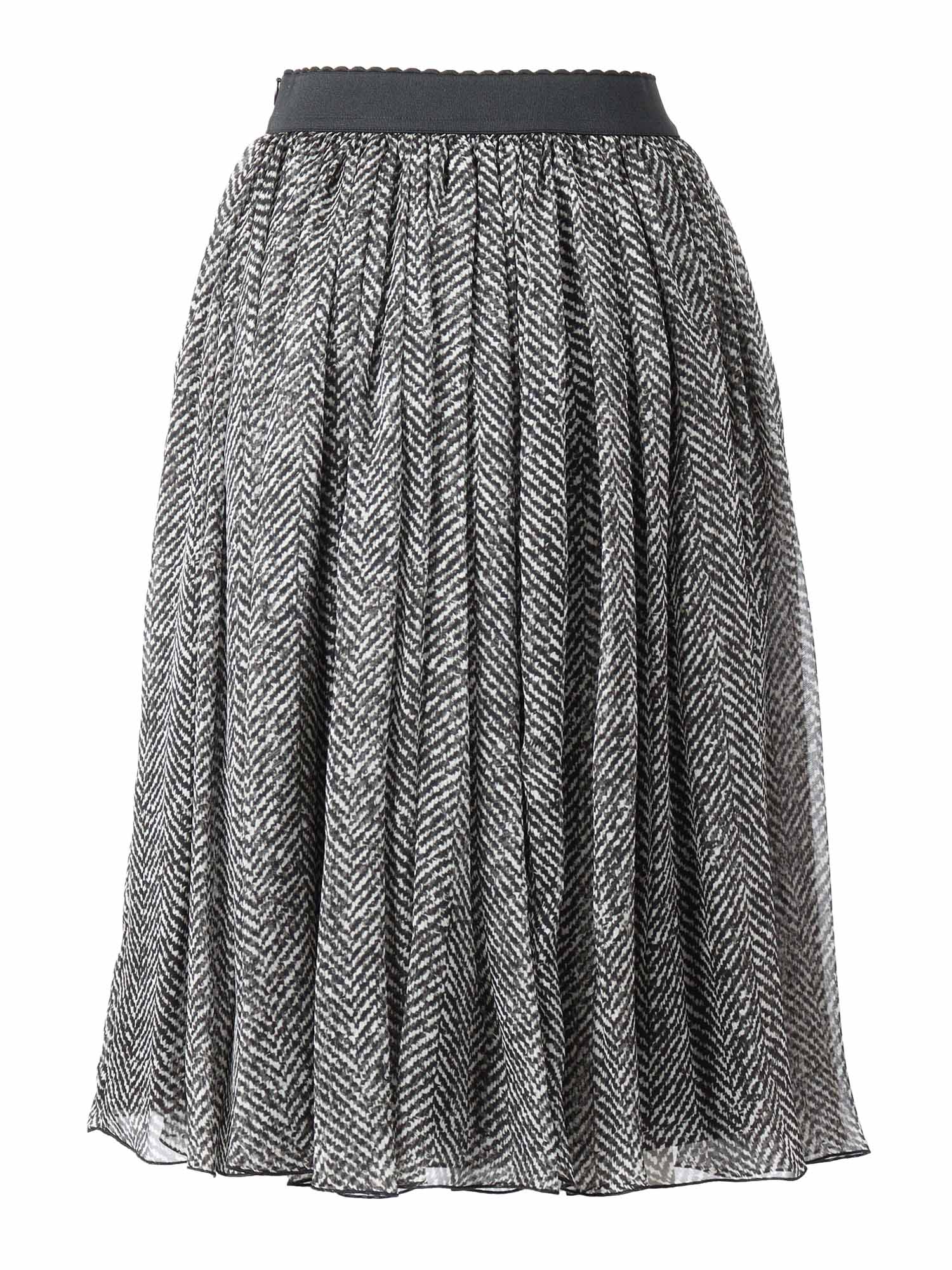 Skirt Grey Silk Lining