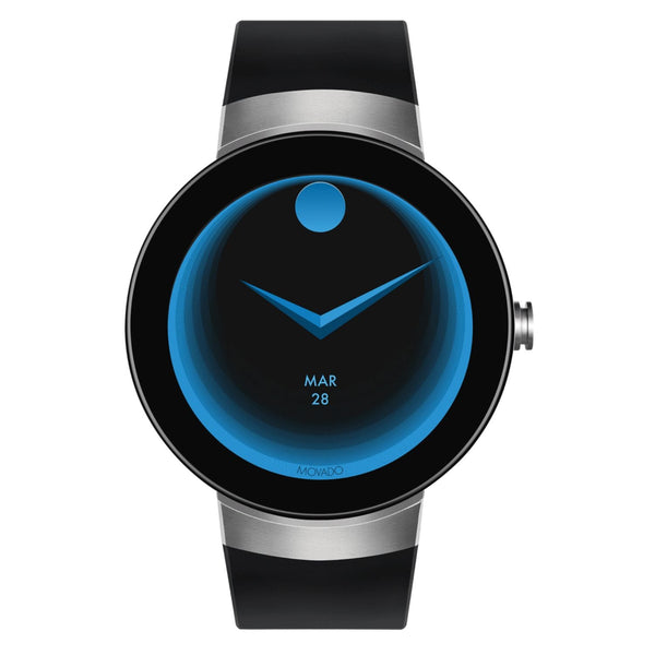 Movado Stainless steel case smartwatch in black