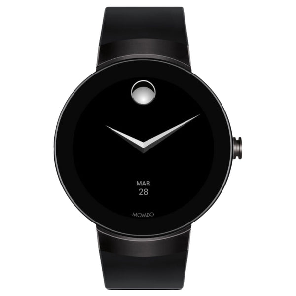 Movado Unisexs Connect Black Watches