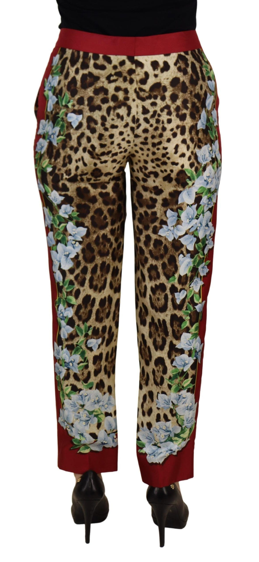 Dolce & Gabbana 100% Silk trousers in multicolor