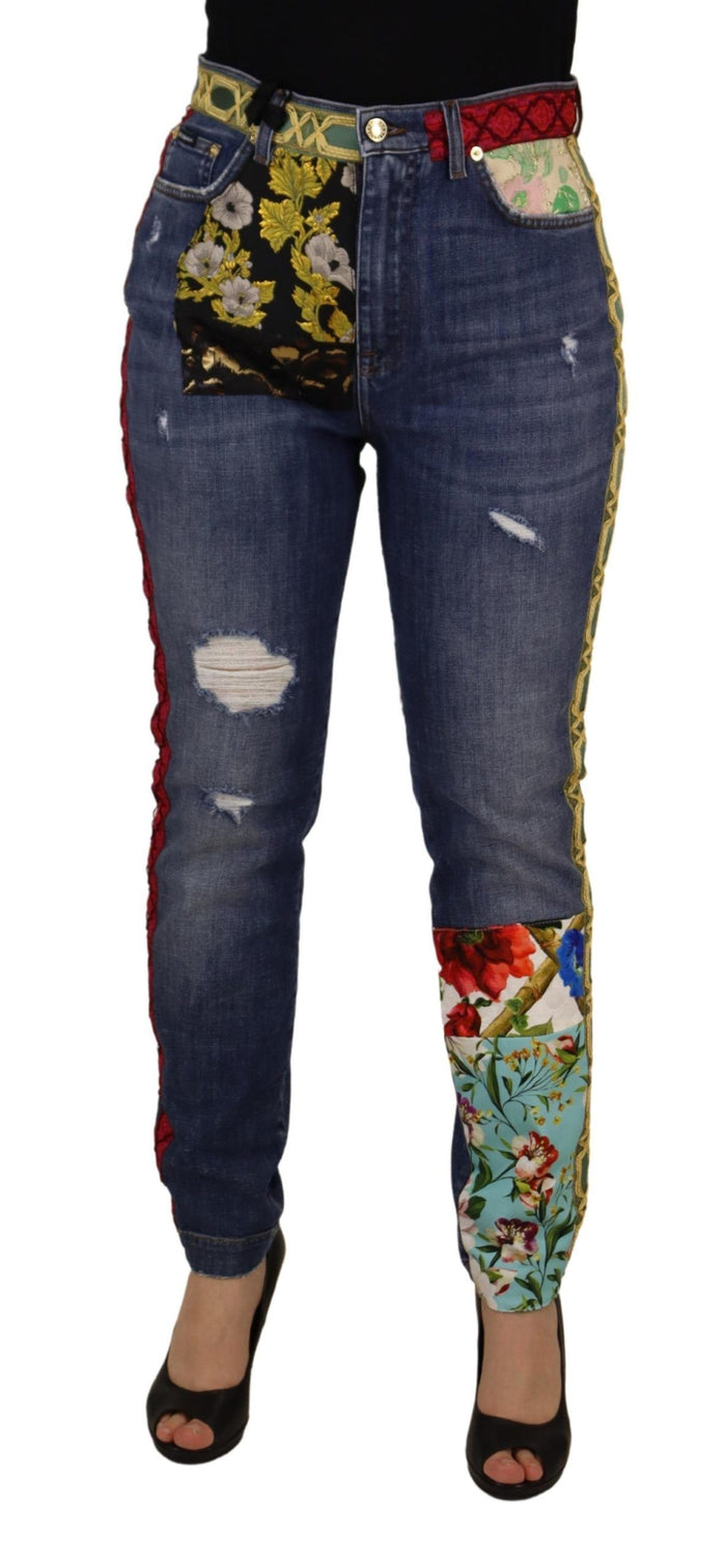 Dolce & Gabbana 58% Cotton jeans in blue — view 2