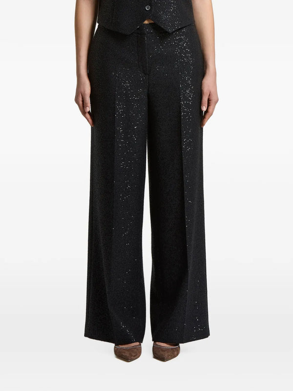 Peserico Outer: Fabric 100% trousers in black