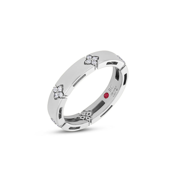 Roberto Coin 18K White Gold ring in white