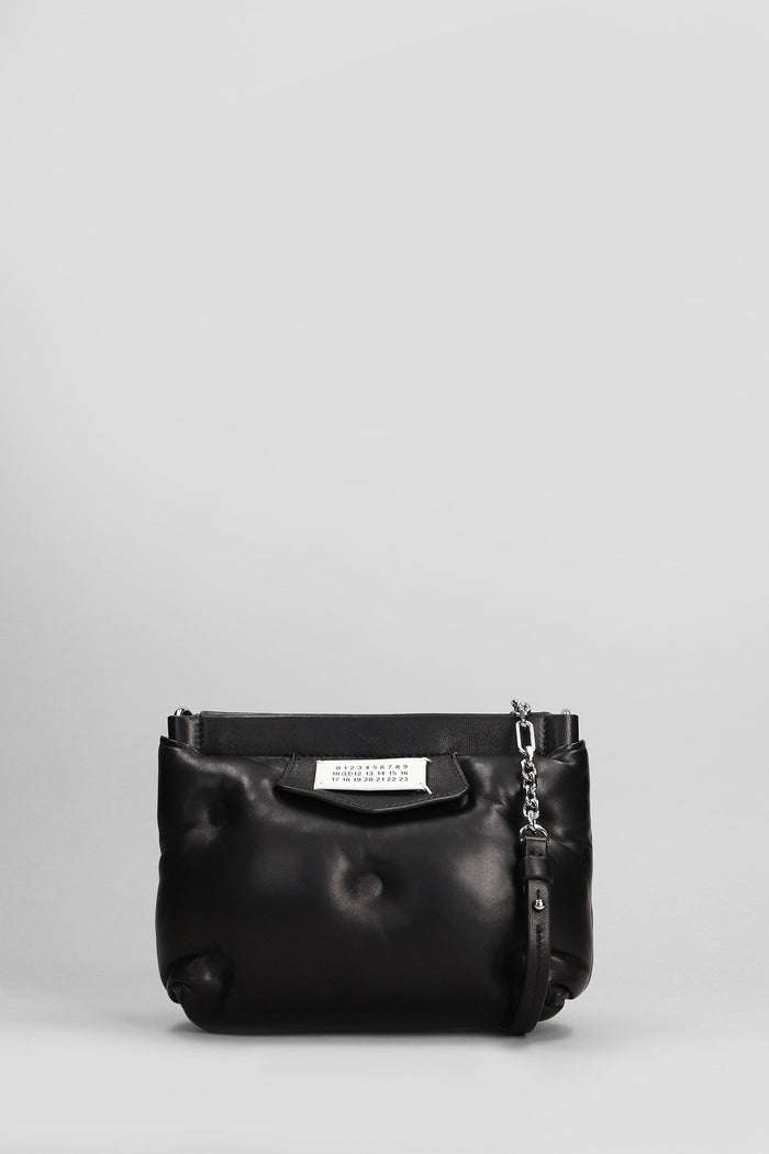 Gran slam Shoulder bag in black leather Borse