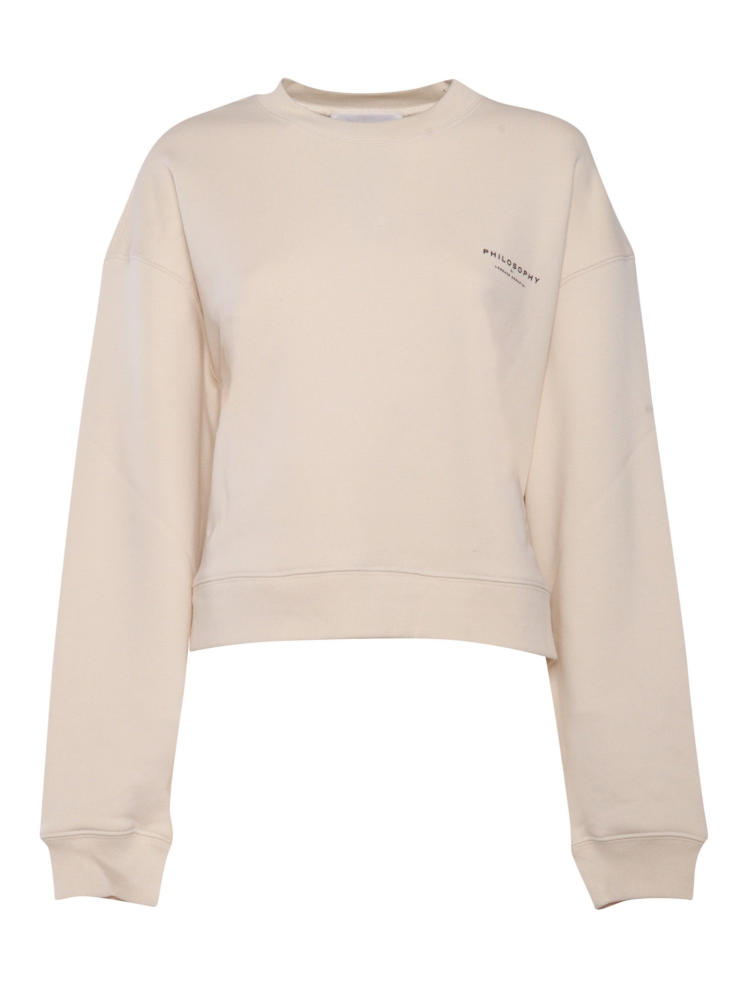 Sweatshirt Beige Cotton