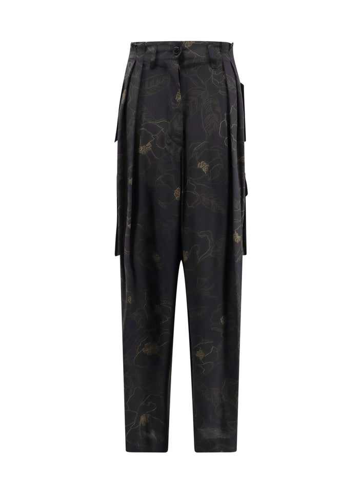 Dries Van Noten RTW Black Seta