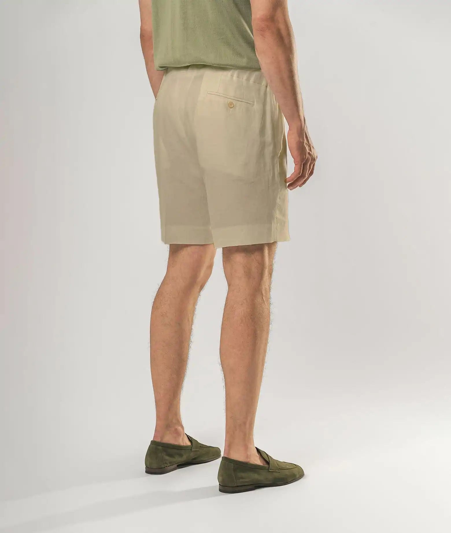 Linen Shorts Antibes Beige