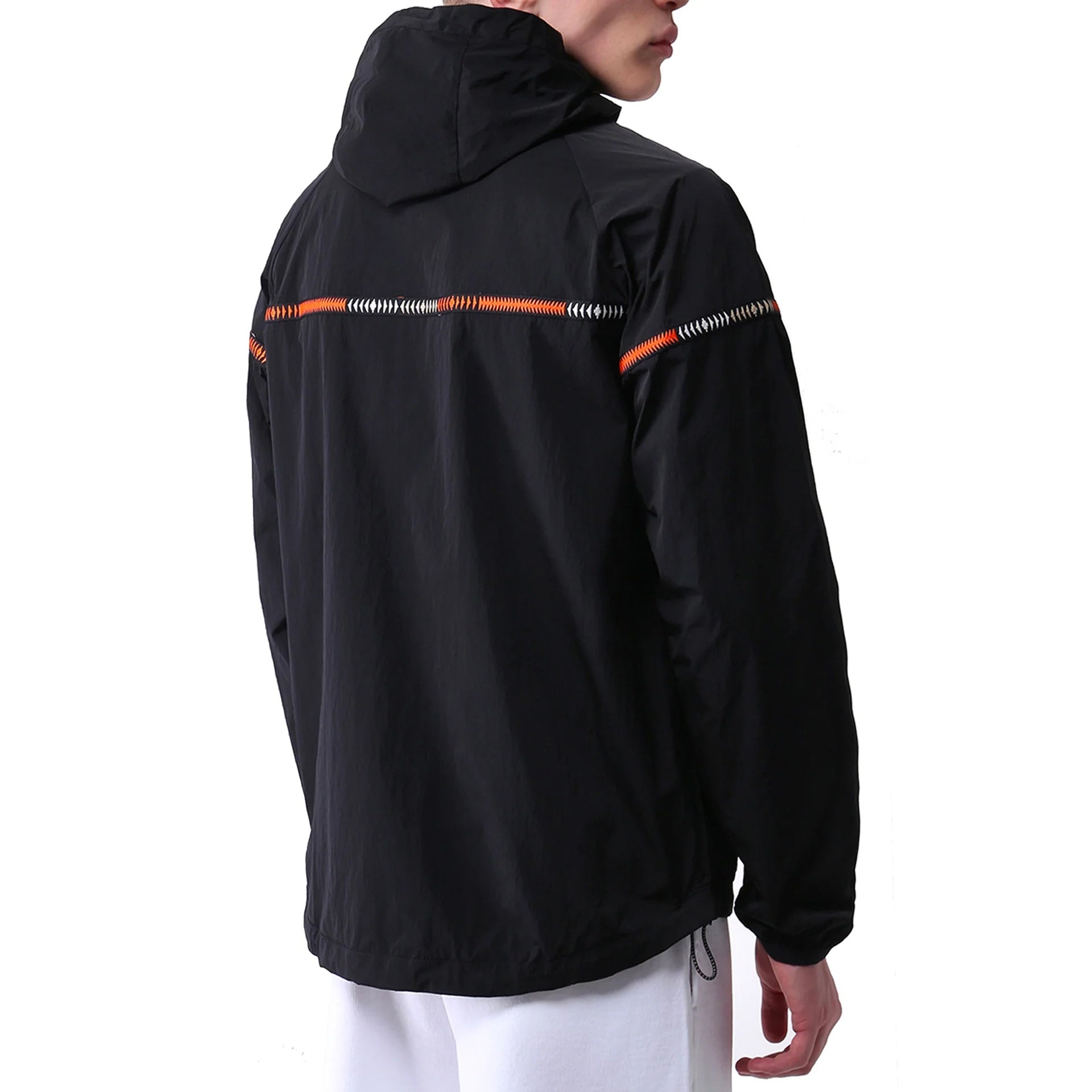 County Of Milan Windbreaker Jacket Black Polyamide
