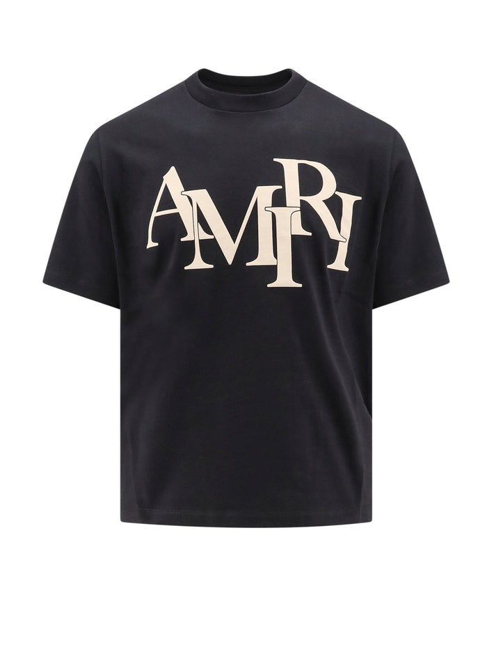 Amiri T-Shirts And Polos Black Cotone