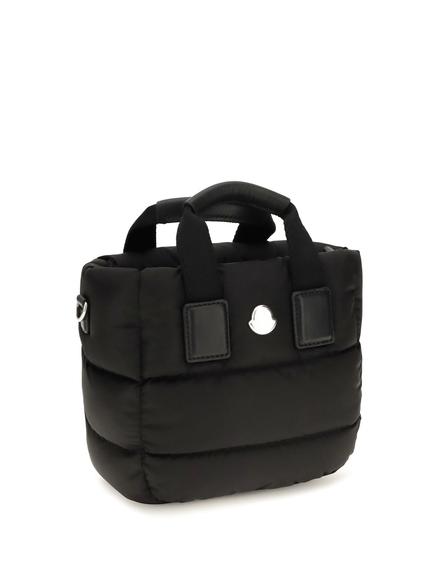 Handbag Caradoc Mini Quilted Nylon Black Shoulder Bags