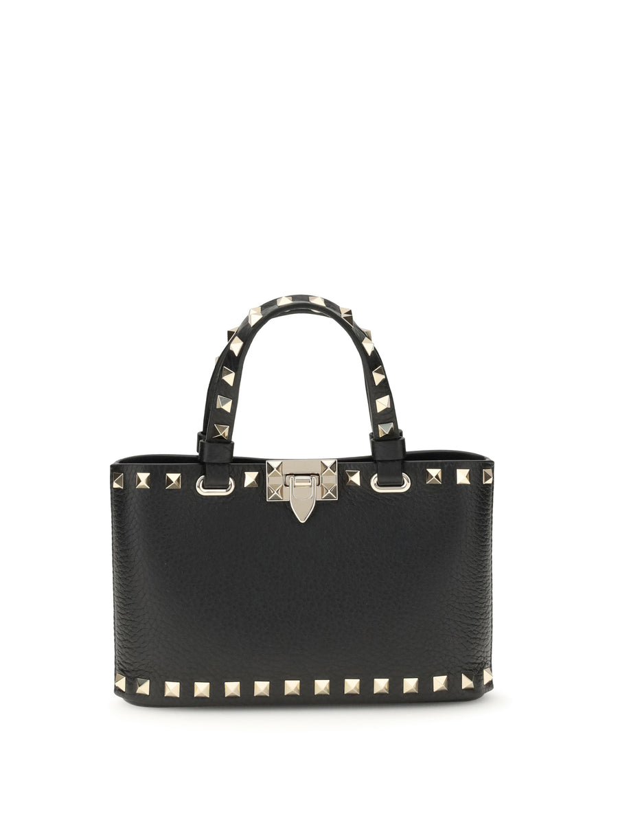 Valentino Garavani 100% Calf Leather (Bos Taurus) top handle bag in black