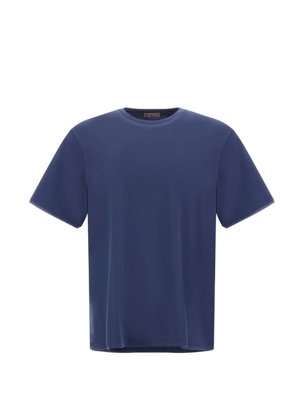 Herno Cotton t-shirt in light blue