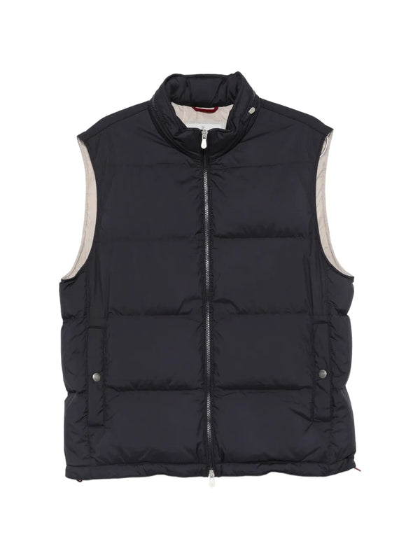 Brunello Cucinelli Polyamide 100% vest in navy