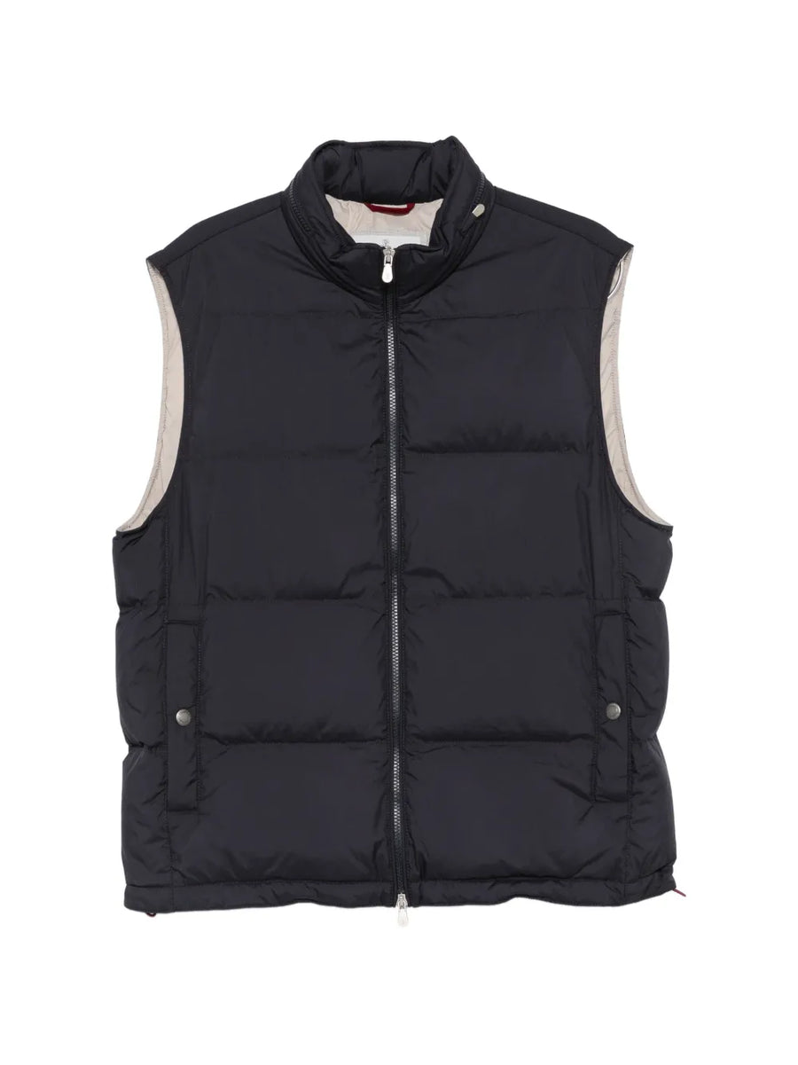 Brunello Cucinelli Polyamide 100% vest in navy
