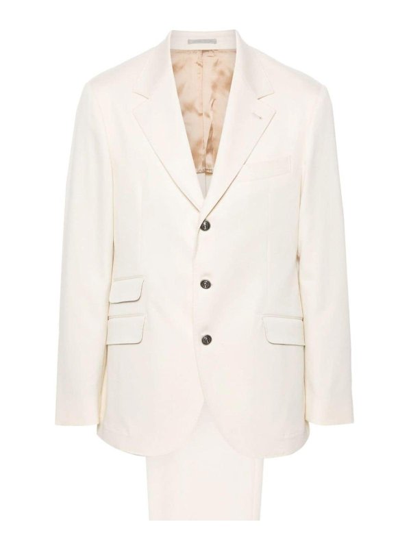 Brunello Cucinelli Mens Suit My446ldwmk_c002 White