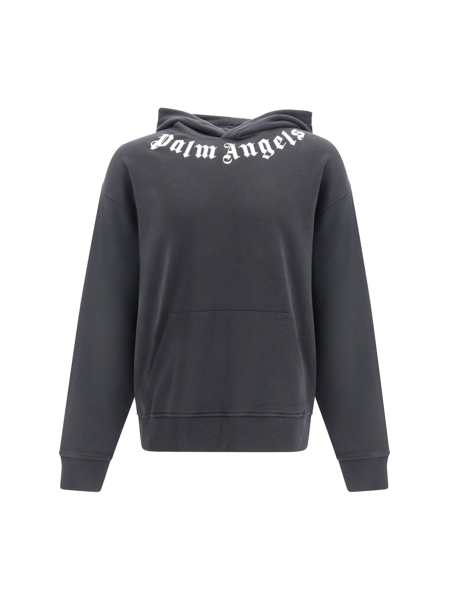 Logo Hoodie Black-Off White Black/off Cotton Sweatshirts