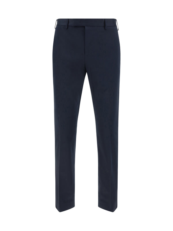 Cotton Trousers Navy